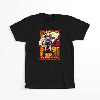 Koszulka Czarna Naruto / Boruto - WYBIERZ KOLOR KOSZULKI I FASON