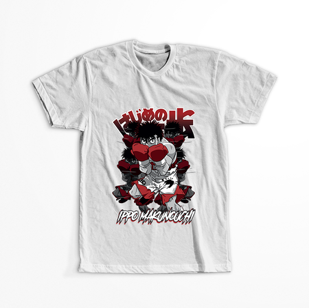 Koszulka Biała - Hajime no Ippo - WYBIERZ KOLOR KOSZULKI I FASON