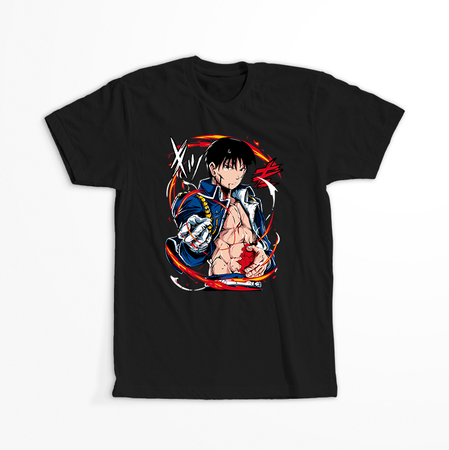 Koszulka Czarna Fullmetal Alchemist - WYBIERZ KOLOR KOSZULKI I FASON