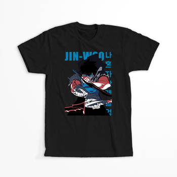 Koszulka Czarna - Solo Leveling  - WYBIERZ KOLOR KOSZULKI I FASON