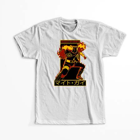 Koszulka Biała Naruto / Boruto - WYBIERZ KOLOR KOSZULKI I FASON