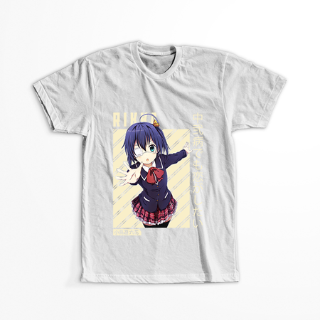 Koszulka Biała Chuunibyou demo Koi ga Shitai! / Love, Chunibyo & Other Delusions! - WYBIERZ KOLOR KOSZULKI I FASON