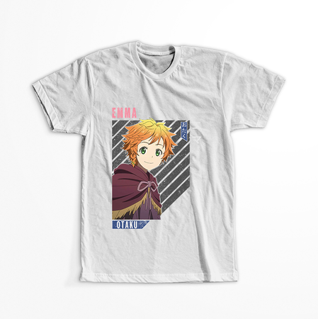 Koszulka Biała - The Promised Neverland - WYBIERZ KOLOR KOSZULKI I FASON