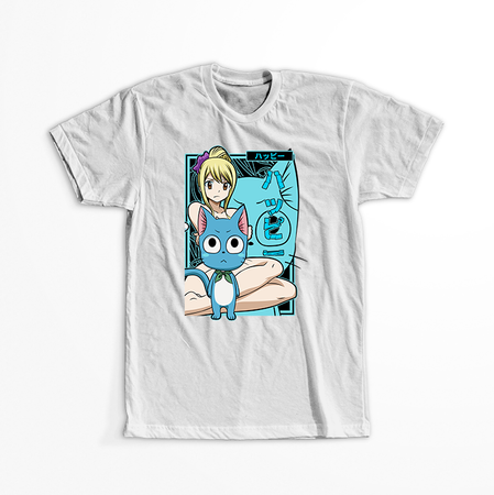 Koszulka Biała Fairy Tail - WYBIERZ KOLOR KOSZULKI I FASON