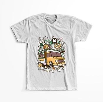 Koszulka Food truck WYBIERZ KOLOR KOSZULKI I FASON