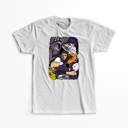 Koszulka Biała Naruto / Boruto - WYBIERZ KOLOR KOSZULKI I FASON
