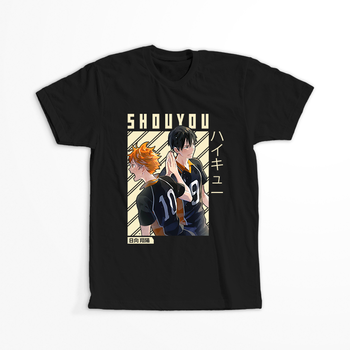 Koszulka Czarna - Haikyuu!! - WYBIERZ KOLOR KOSZULKI I FASON