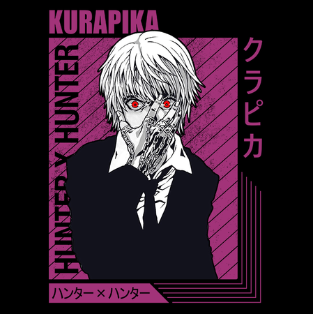 Koszulka Czarna Hunter x Hunter WYBIERZ KOLOR KOSZULKI I FASON