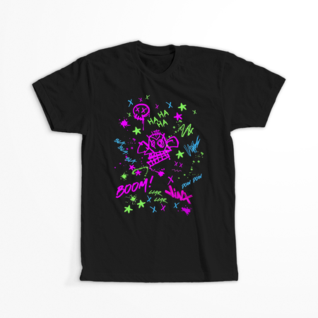 Koszulka Czarna - League of Legends & Arcane - WYBIERZ KOLOR KOSZULKI I FASON