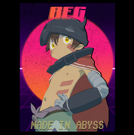 Koszulka Czarna Made in Abyss - WYBIERZ KOLOR KOSZULKI I FASON