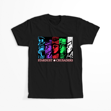 Koszulka Czarna JOJO's Bizarre Adventure - WYBIERZ KOLOR KOSZULKI I FASON