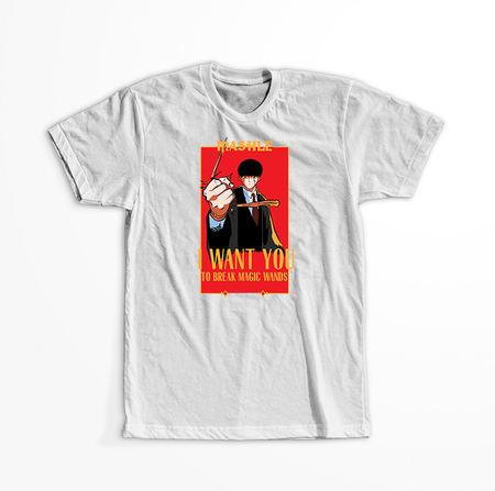 Koszulka Biała - MASHLE - WYBIERZ KOLOR KOSZULKI I FASON