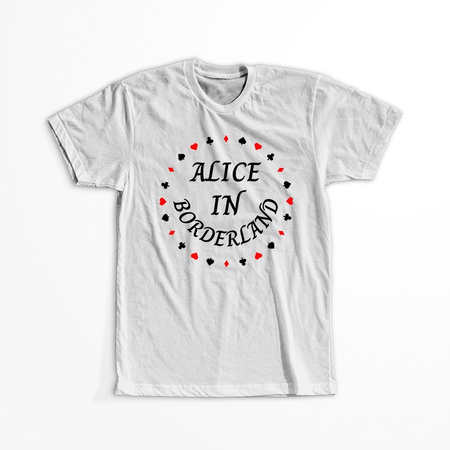 Koszulka Biała Alice in Borderland - WYBIERZ KOLOR KOSZULKI I FASON