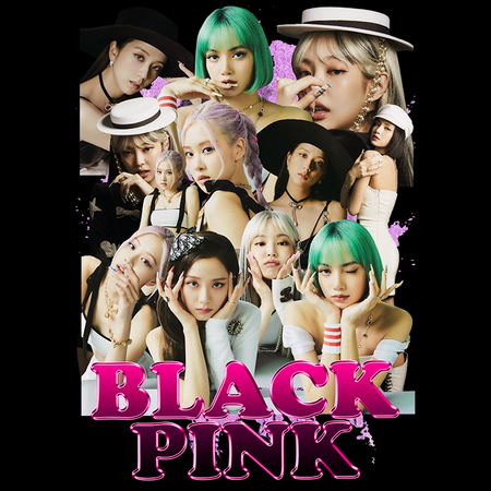 Koszulka Biała BlackPink WYBIERZ KOLOR KOSZULKI I FASON