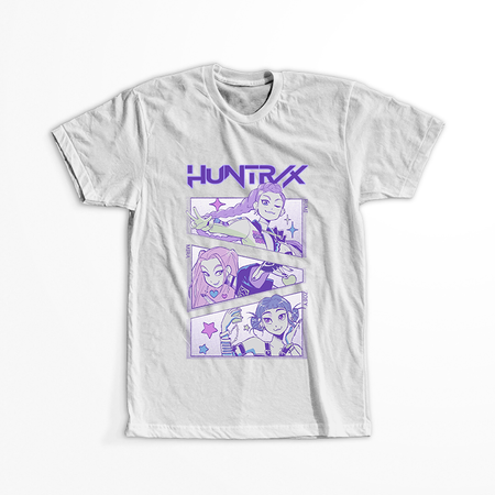 Koszulka Biała KPop Demon Hunters WYBIERZ KOLOR KOSZULKI I FASON