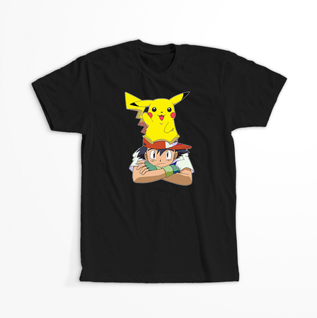 Koszulka Czarna  - Pokemon - WYBIERZ KOLOR KOSZULKI I FASON