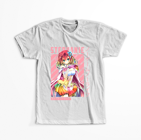 Koszulka Biała No Game No Life - WYBIERZ KOLOR KOSZULKI I FASON