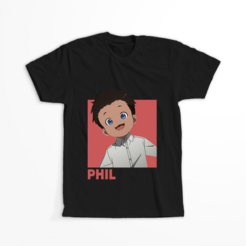 Koszulka Czarna - The Promised Neverland - WYBIERZ KOLOR KOSZULKI I FASON