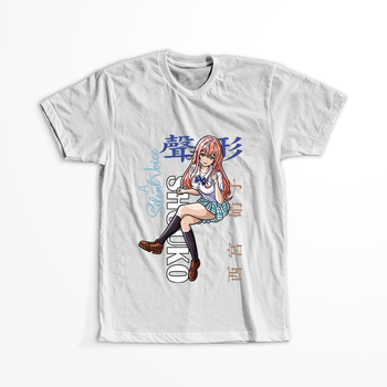 Koszulka Biała Koe no katachi - WYBIERZ KOLOR KOSZULKI I FASON