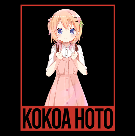 Koszulka Czarna - Is the Order a Rabbit? - WYBIERZ KOLOR KOSZULKI I FASON