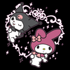Torba z uszami z Kuromi & My Melody 
