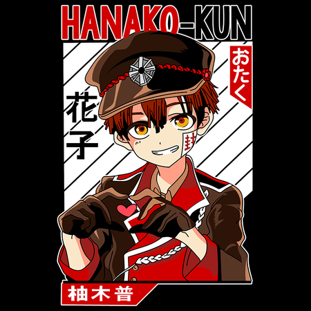 Koszulka Czarna - Toilet-bound Hanako-kun - WYBIERZ KOLOR KOSZULKI I FASON