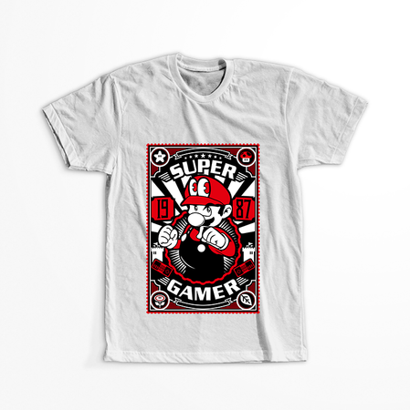 Koszulka Super Mario Bros. WYBIERZ KOLOR KOSZULKI I FASON