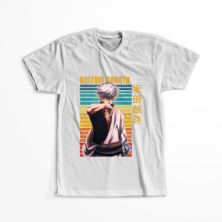Koszulka Biała Gintama WYBIERZ KOLOR KOSZULKI I FASON