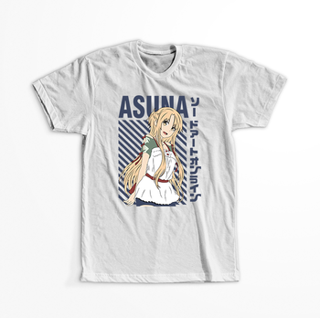 Koszulka Biała Sword Art Online - WYBIERZ KOLOR KOSZULKI I FASON