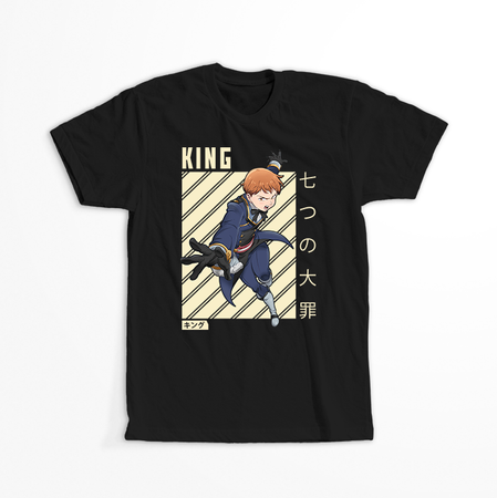 Koszulka Czarna Seven Deadly Sins - WYBIERZ KOLOR KOSZULKI I FASON