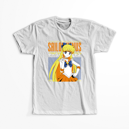 Koszulka Biała - Czarodziejka z księżyca / Sailor Moon - WYBIERZ KOLOR KOSZULKI I FASON