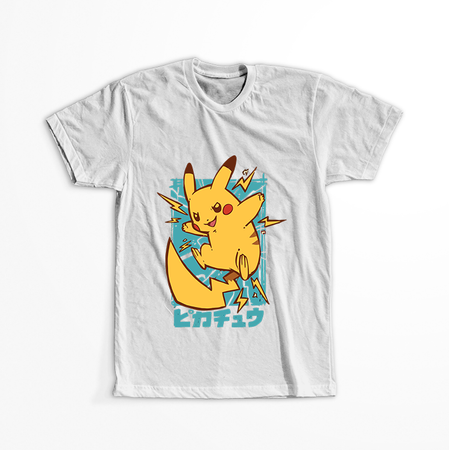 Koszulka Biała - Pokemon - WYBIERZ KOLOR KOSZULKI I FASON