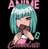 Koszulka Anime chocolate WYBIERZ KOLOR KOSZULKI I FASON