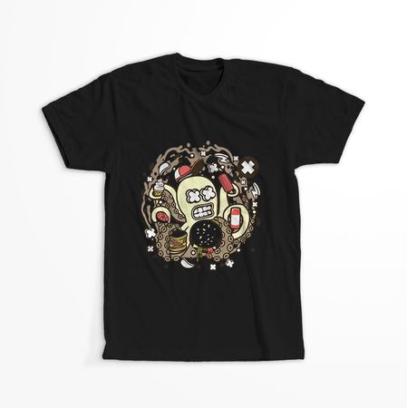 Koszulka Ośmiornica KOLOR KOSZULKI I FASON