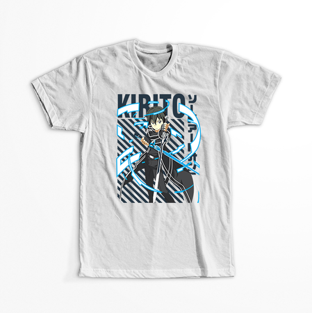 Koszulka Biała Sword Art Online - WYBIERZ KOLOR KOSZULKI I FASON