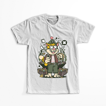 Koszulka Kot WYBIERZ KOLOR KOSZULKI I FASON