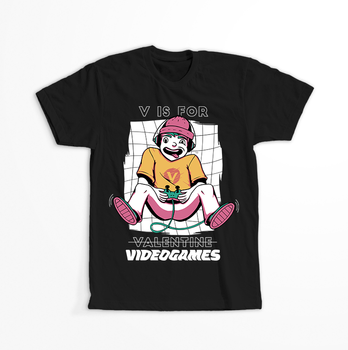 Koszulka V is for Videogames WYBIERZ KOLOR KOSZULKI I FASON