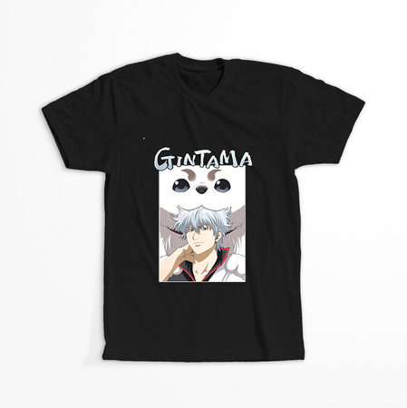 Koszulka Czarna Gintama WYBIERZ KOLOR KOSZULKI I FASON
