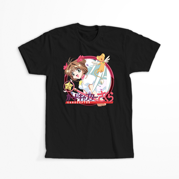 Koszulka Czarna - Card Captor Sakura - WYBIERZ KOLOR KOSZULKI I FASON