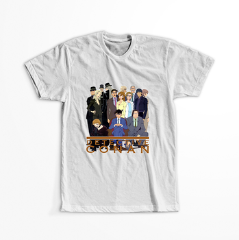 Koszulka Biała Detective Conan WYBIERZ KOLOR KOSZULKI I FASON