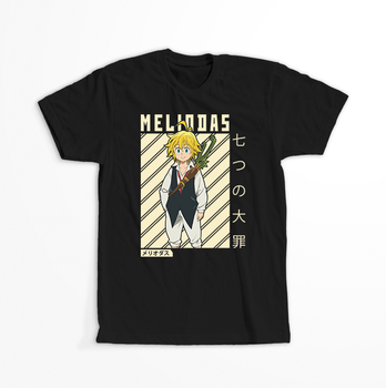 Koszulka Czarna Seven Deadly Sins - WYBIERZ KOLOR KOSZULKI I FASON