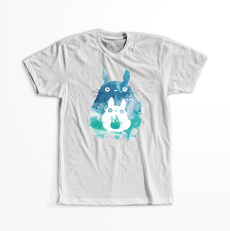 Koszulka Biała My Neighbor Totoro / Mój sąsiad Totoro - WYBIERZ KOLOR KOSZULKI I FASON