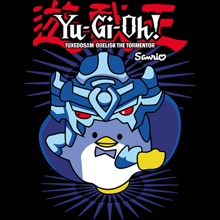 Koszulka Czarna - Tuxedo Sam & Yu-Gi-Oh! - WYBIERZ KOLOR KOSZULKI I FASON