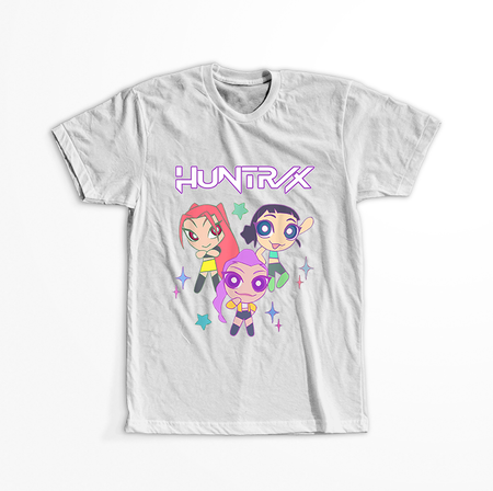 Koszulka Biała KPop Demon Hunters WYBIERZ KOLOR KOSZULKI I FASON