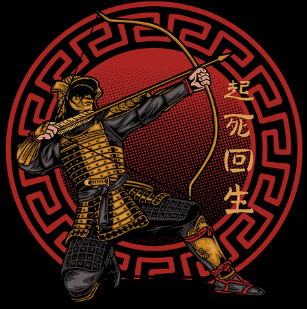 Koszulka Samuraj WYBIERZ KOLOR KOSZULKI I FASON