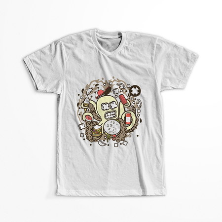 Koszulka Ośmiornica WYBIERZ KOLOR KOSZULKI I FASON