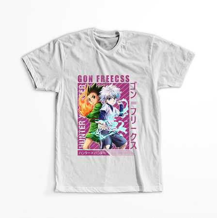 Koszulka Biała Hunter x Hunter WYBIERZ KOLOR KOSZULKI I FASON