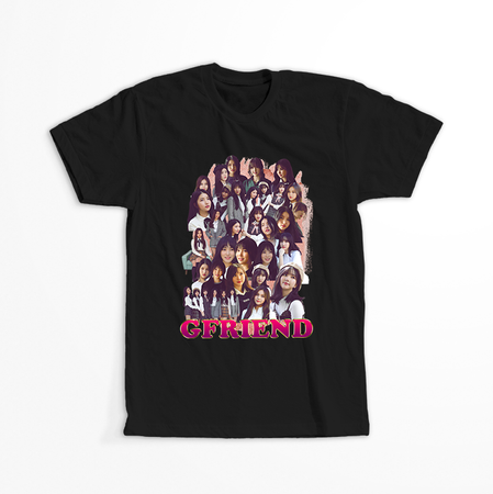 Koszulka Czarna - GFriend - WYBIERZ KOLOR KOSZULKI I FASON