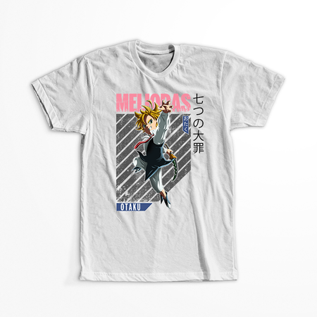 Koszulka Biała Seven Deadly Sins - WYBIERZ KOLOR KOSZULKI I FASON