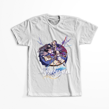 Koszulka Biała - Honkai Star Rail  - Herta WYBIERZ KOLOR KOSZULKI I FASON